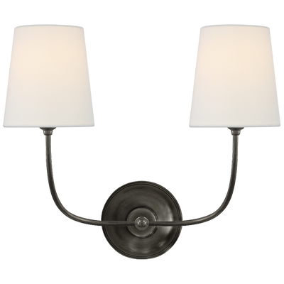 DOUBLE SCONCE BRONZE