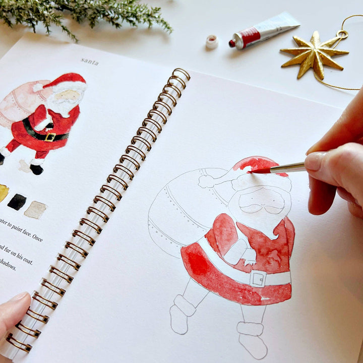 WORKBOOK WATERCOLOR CHRISTMAS