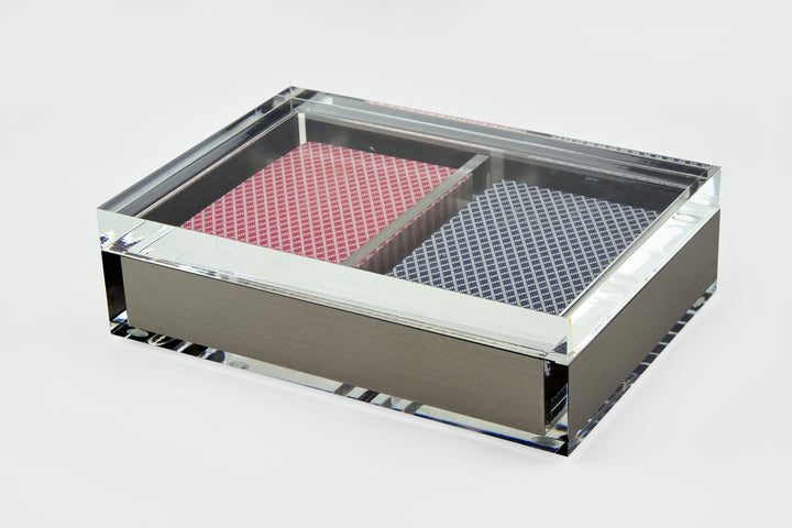 CARD BOX LUCITE