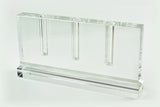 VASE BUD CRYSTAL 3-HOLE
