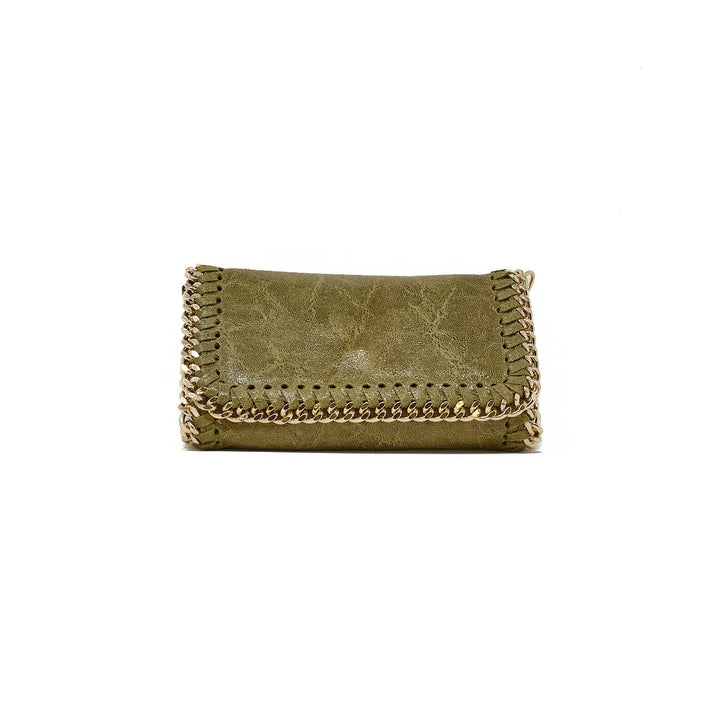 CLUTCH GOLD CHAIN STITCH