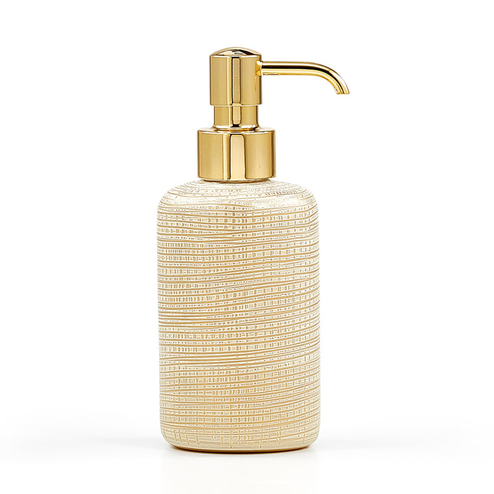 BATH ACCESSORIES WOVEN GOLD