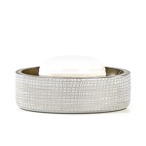 BATH ACCESSORIES WOVEN PLATINUM