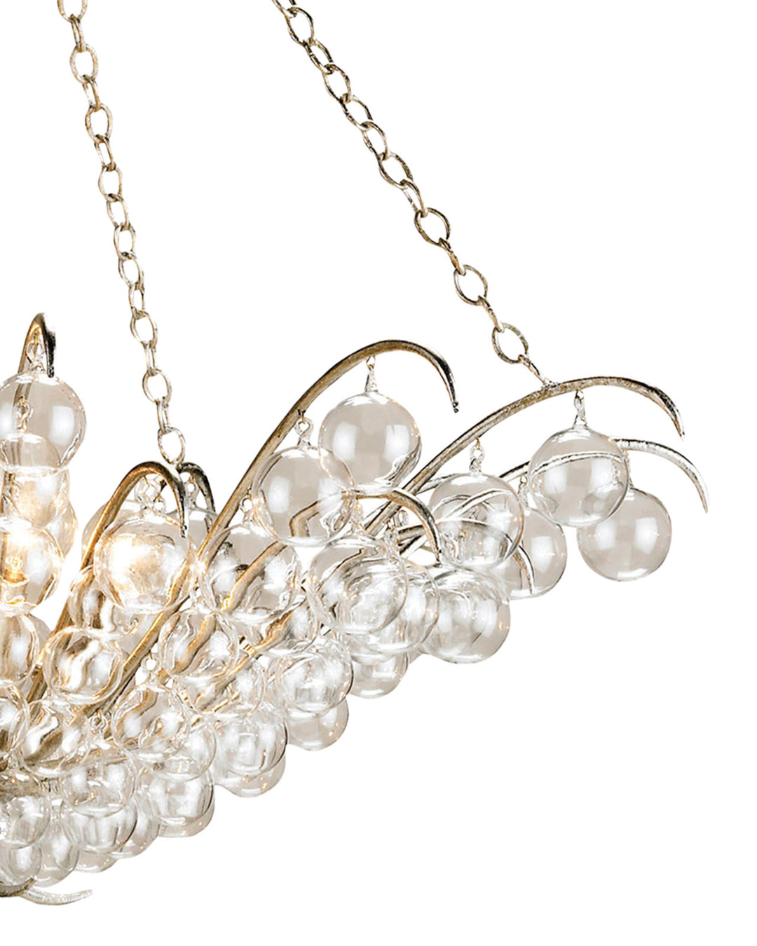 CHANDELIER BLOWN GLASS BUBBLES #4392