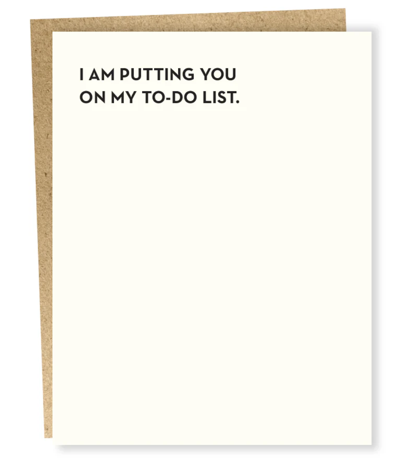 GREETING CARD "TO-DO LIST" #44997
