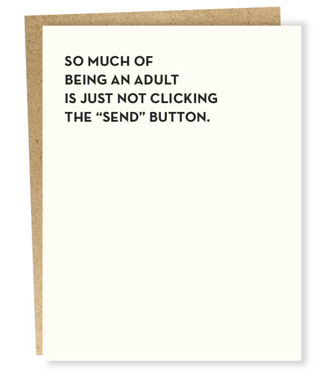 GREETING CARD "SEND BUTTON" #45000