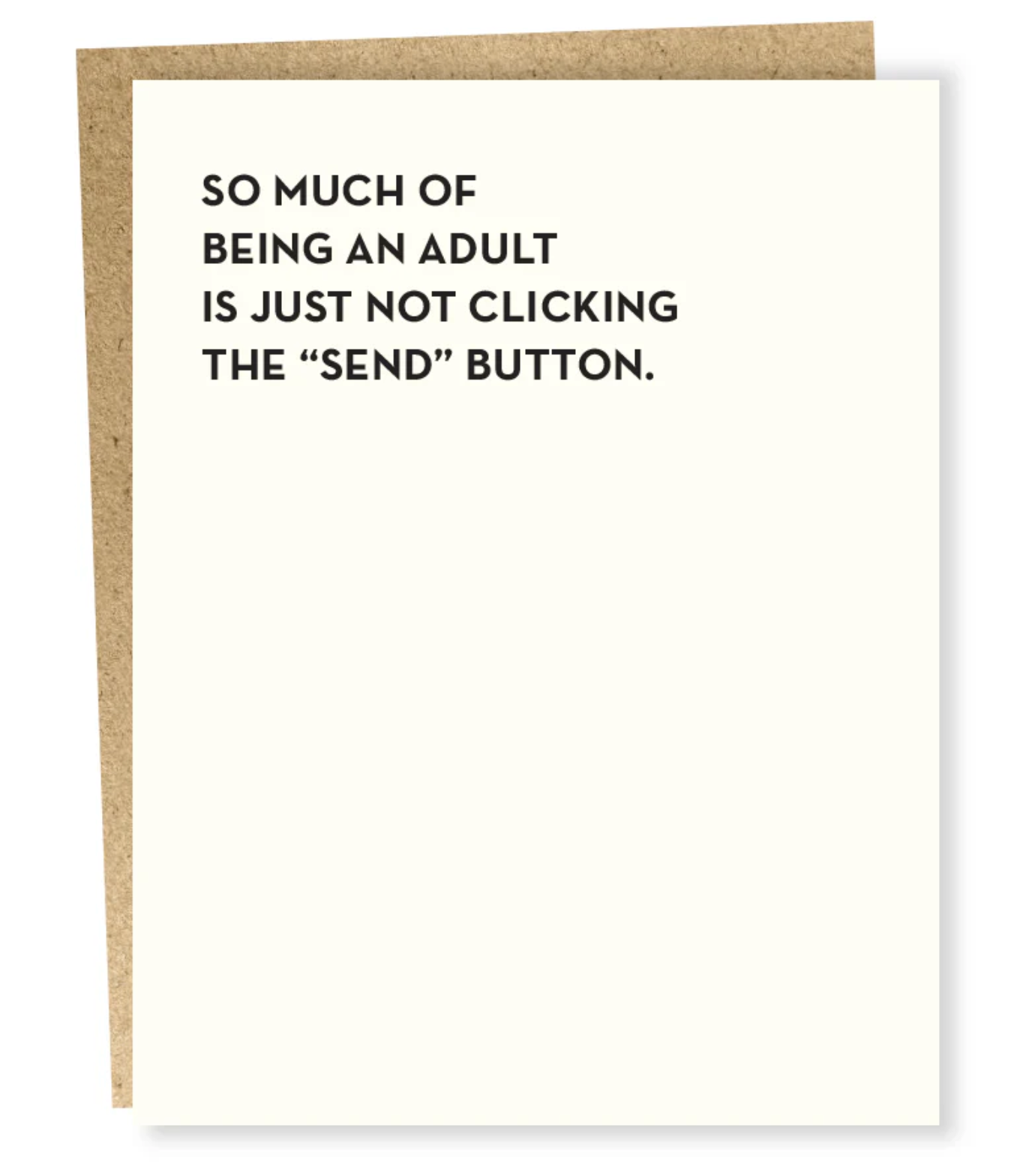 GREETING CARD "SEND BUTTON"