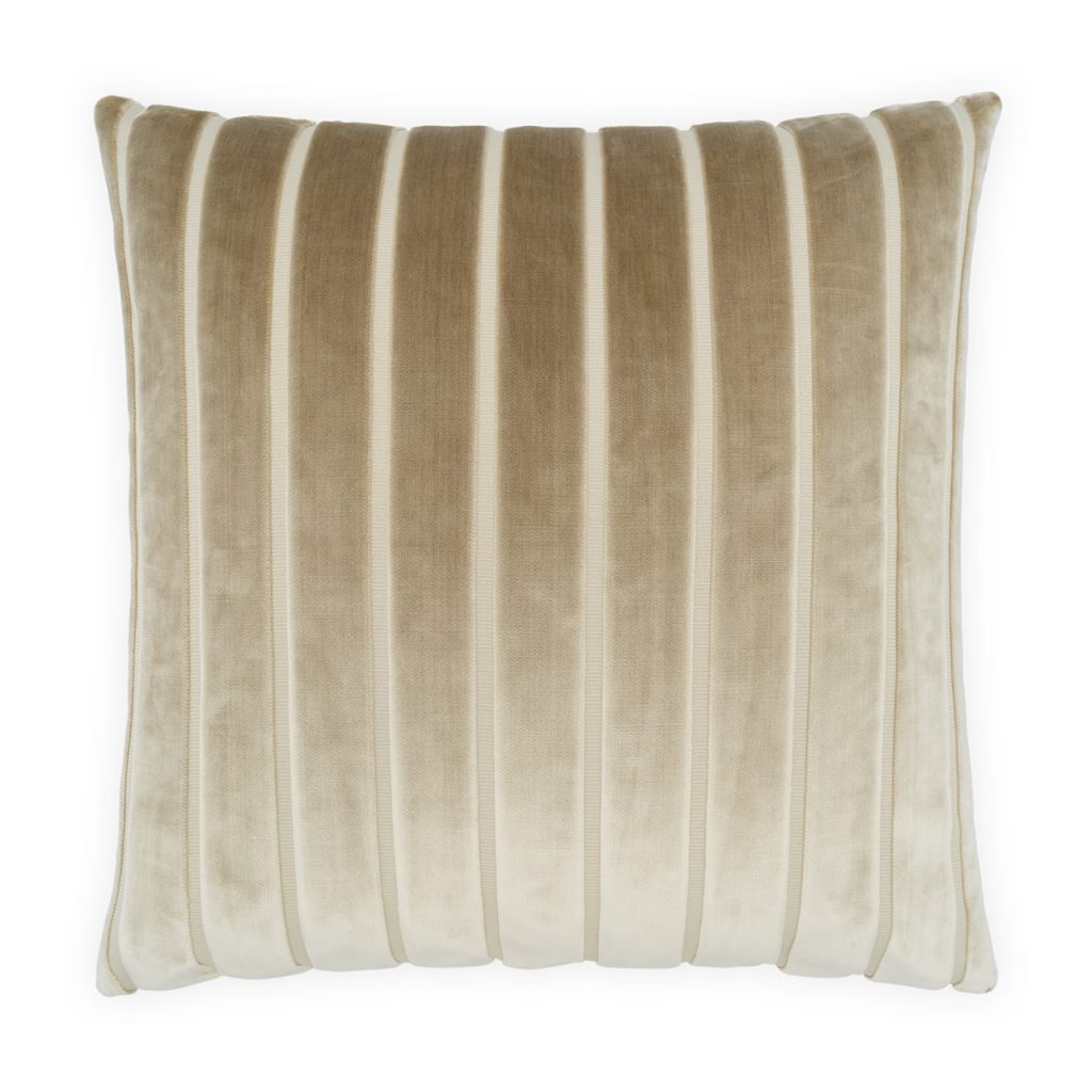 PILLOW ELYSIAN STRIPE SAND FEATHER DOWN 24X24