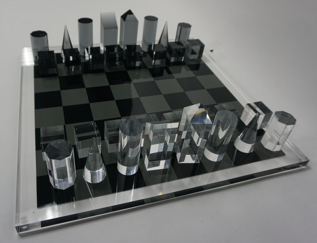 CHESS SET LUCITE #45296