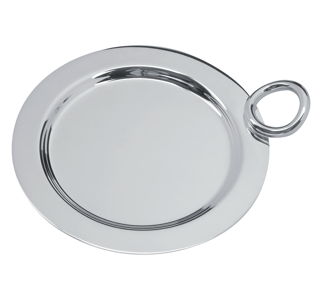 BOTTLE COASTER SILVER-PLATED VERTIGO #45364