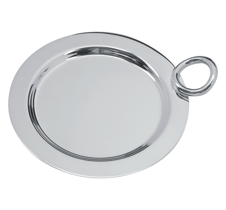 BOTTLE COASTER SILVER-PLATED VERTIGO #45364