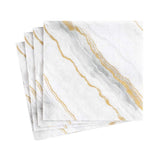 NAPKIN COCKTAIL MARBLE GREY