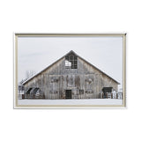 ART WOODEN A-FRAME BARN