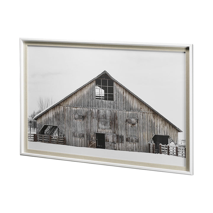 ART WOODEN A-FRAME BARN #45736