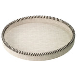 TRAY ROUND WHIPSTITCH
