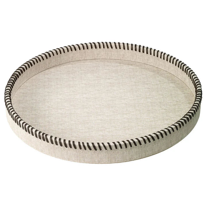 TRAY ROUND WHIPSTITCH