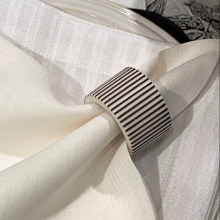 NAPKIN RING PINSTRIPE