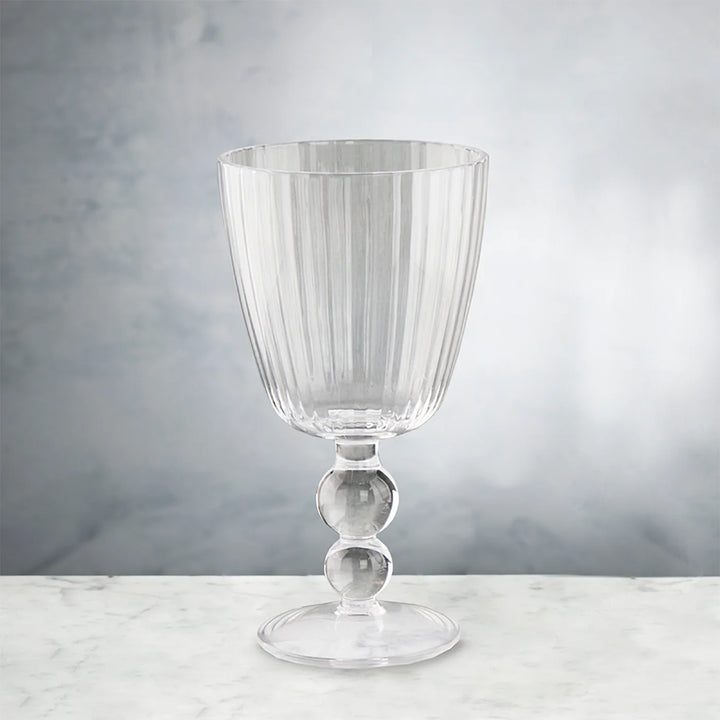 WINE GLASS CLEAR ACRYLIC #45844