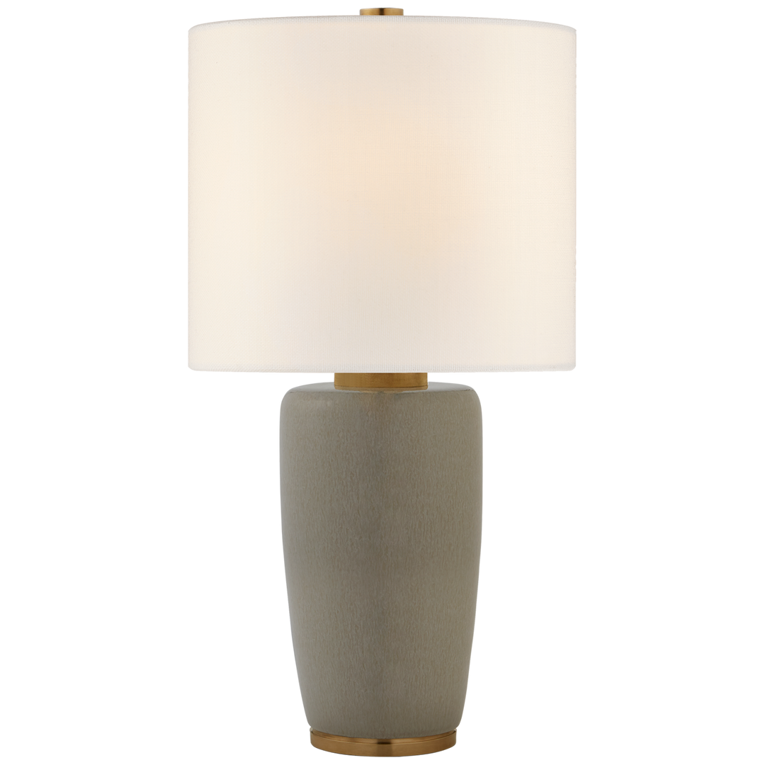 TABLE LAMP SHELLISH GRAY LG #45953