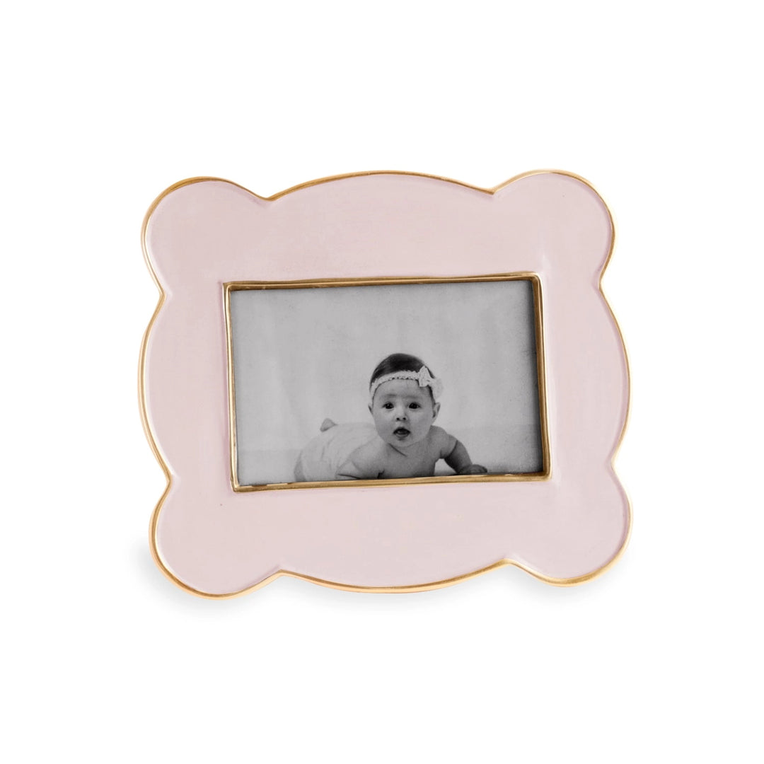 FRAME PHOTO FLORAL PINK 4X6