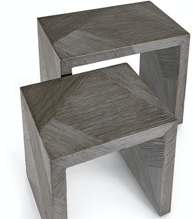 NESTING TABLES NATURAL MARSH FINISH - SET OF 2