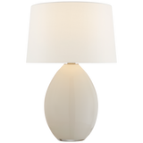 TABLE LAMP WHITE GLASS BASE