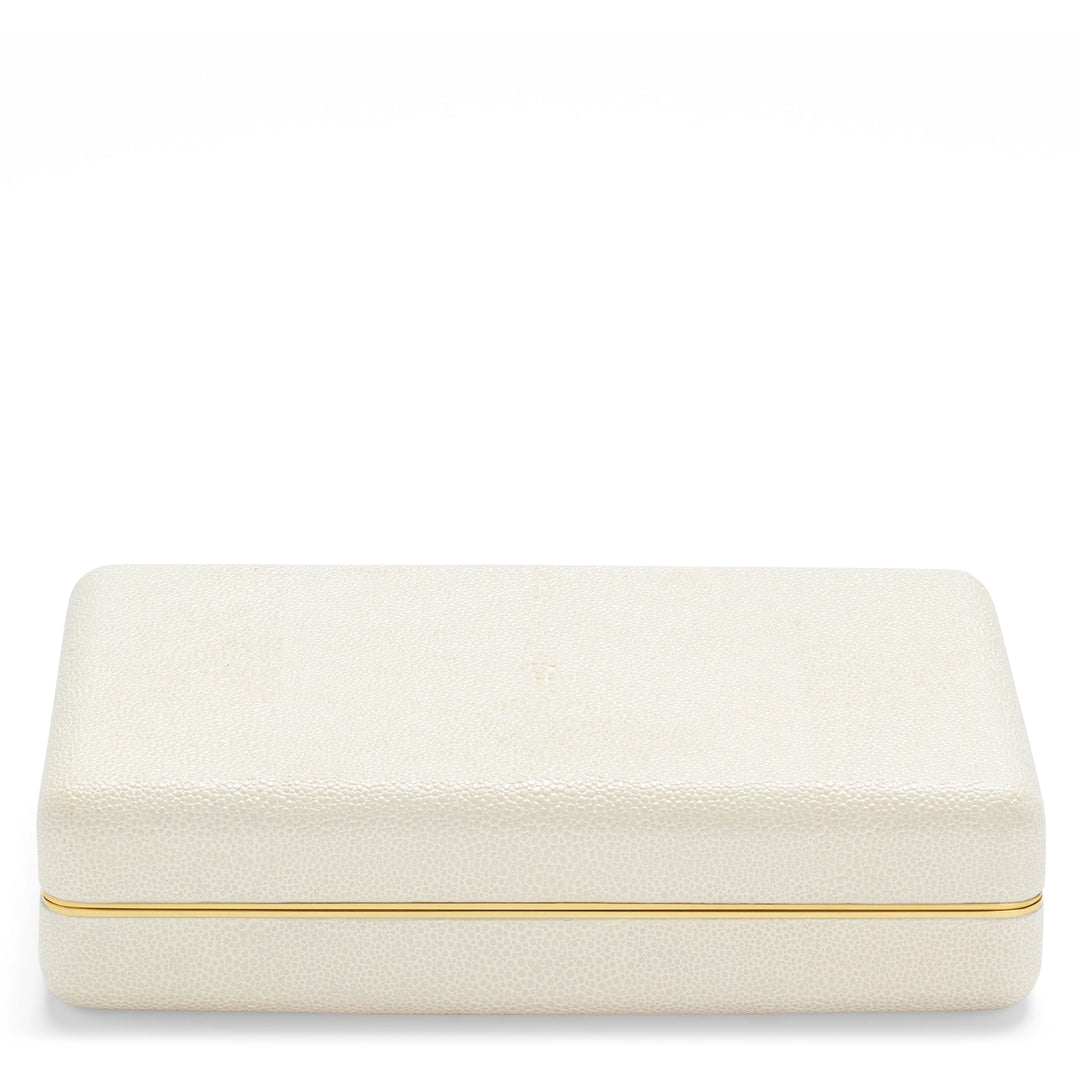 CARD SET SHAGREEN CREAM #47417