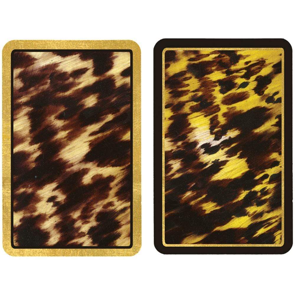 PLAYING CARDS SET OF 2 WITH ACRYLIC HOLDER