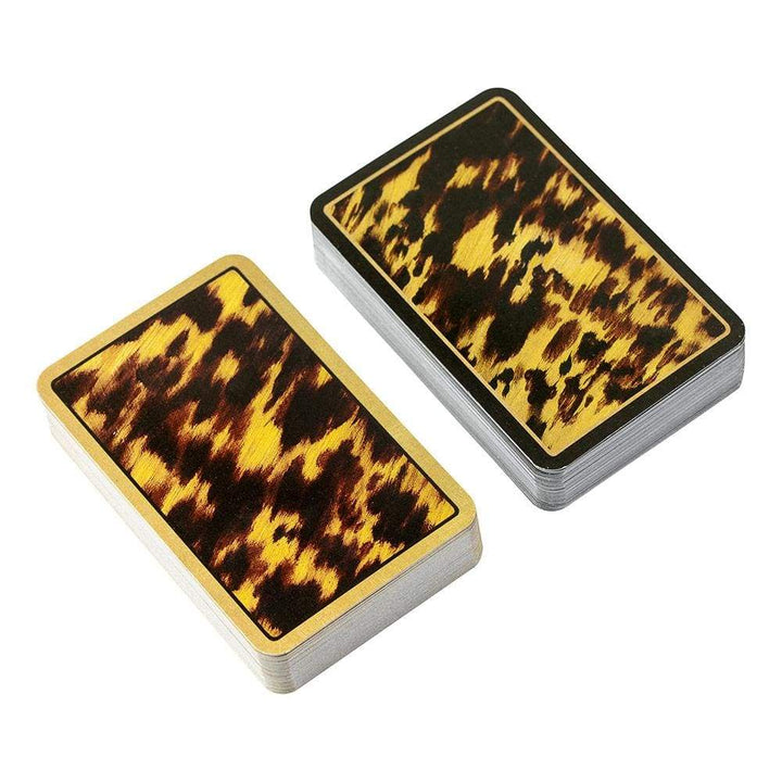 PLAYING CARDS SET OF 2 WITH ACRYLIC HOLDER