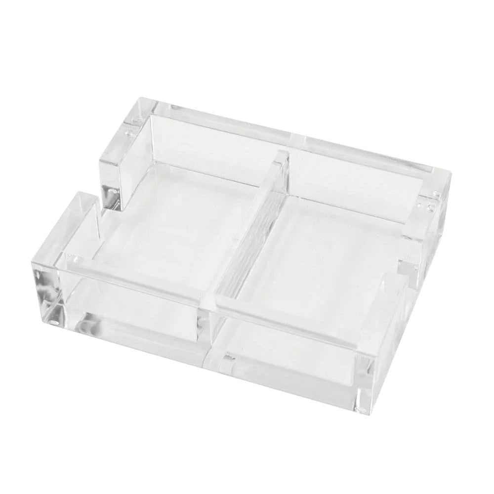 PLAYING CARDS SET OF 2 WITH ACRYLIC HOLDER