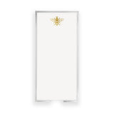 NOTEPAD BUCK GOLD FOIL BEE