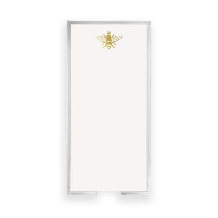 NOTEPAD BUCK GOLD FOIL BEE