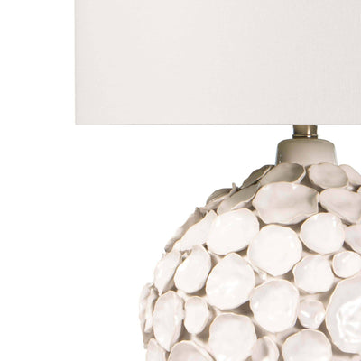 TABLE LAMP WHITE CERAMIC