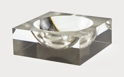 BOWL LUCITE ACRYLIC (Available in 2 Colors)