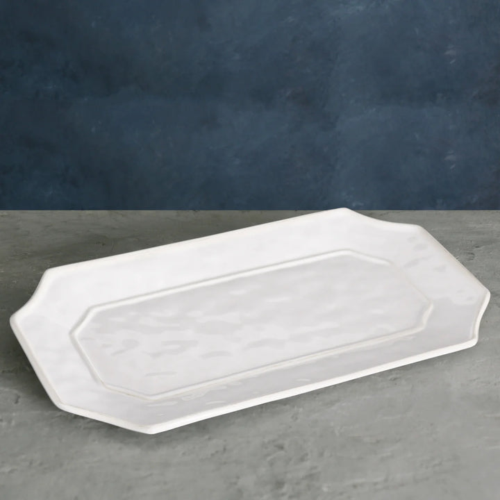 PLATTER LONG WHITE #48840