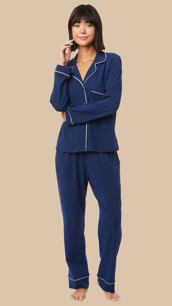 PAJAMA CLASSIC KNIT PIMA MARINE BLUE