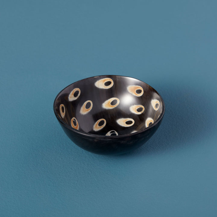 BOWL PEACOCK HORN