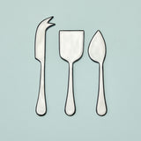 CHEESE SET WHITE ENAMEL