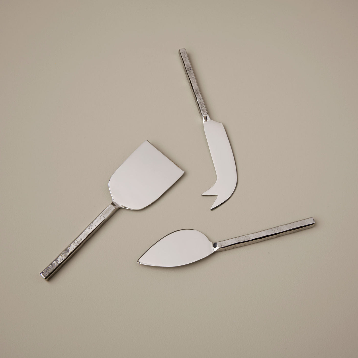 CHEESE SET OF 3 STAINLESS