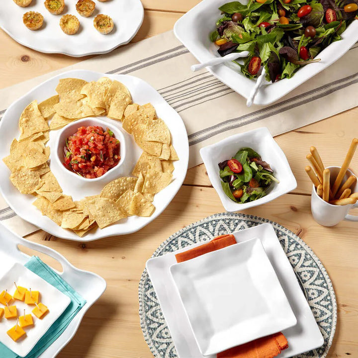 PLATTER ROUND RUFFLE #49786