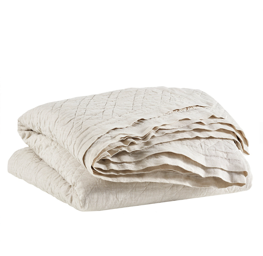 QUILT WASHED LINEN (Available in 2 Sizes and 3 Colors)