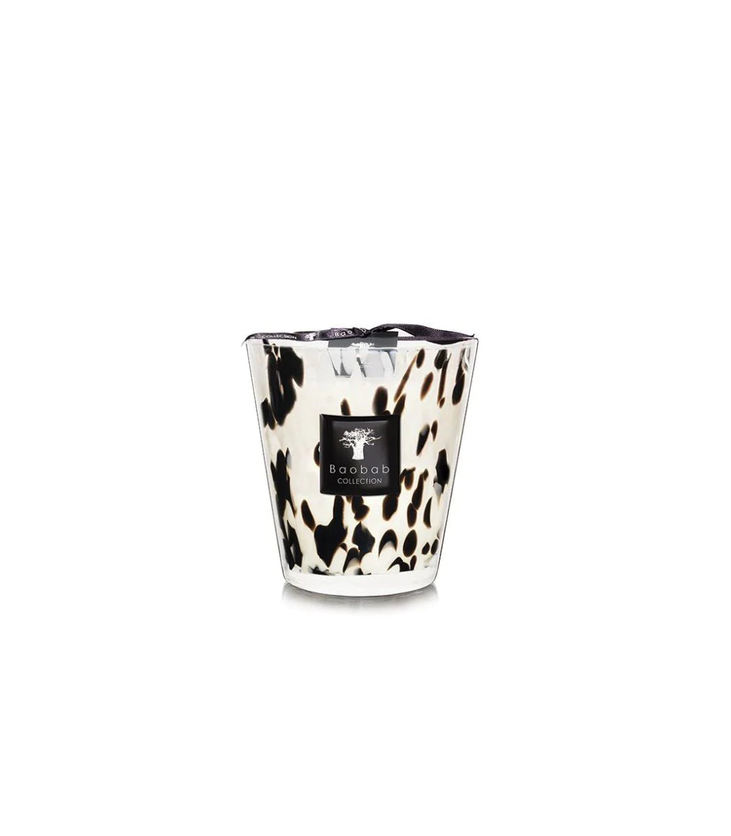 BAOBAB COLLECTION CANDLE PEARLS BLACK