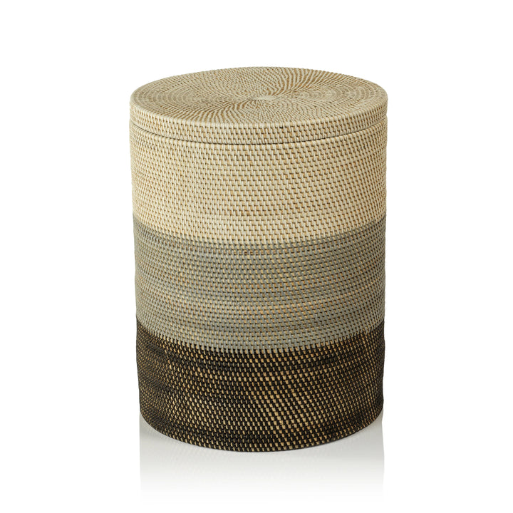 BASKET RATTAN WITH LID