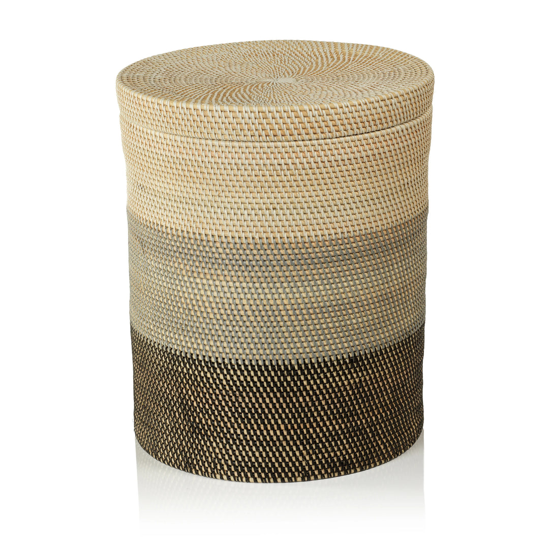 BASKET RATTAN WITH LID