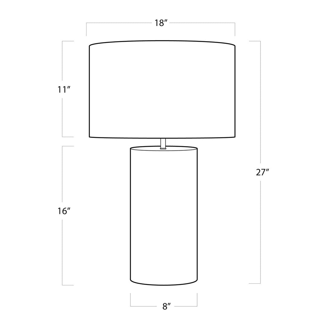 TABLE LAMP NATURAL BONE #67695
