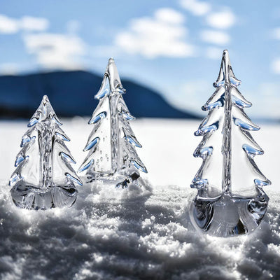 SIMON PEARCE EVERGREEN TREES VERMONT (Available in 6 Sizes)