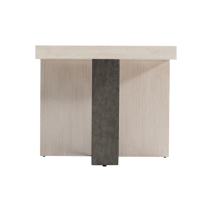 SIDE TABLE WATERFALL BONE WOOD #71786