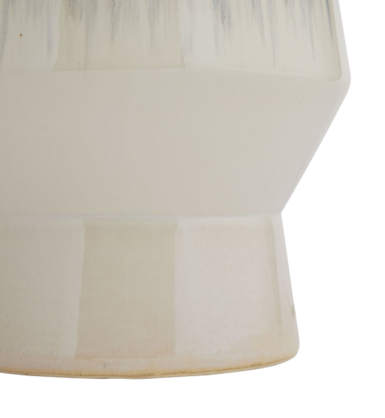 TABLE LAMP TAPERED CERAMIC BLUE HEATHER FINISH (NRD) #51257