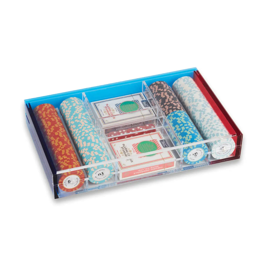POKER SET ACRYLIC