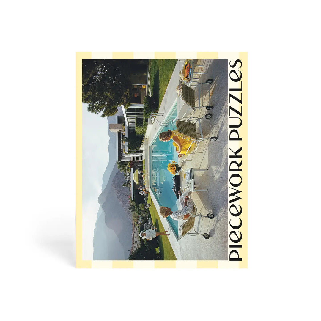 PUZZLE POOLSIDE GOSSIP SLIM AARONS COLLAB 1000 PIECE